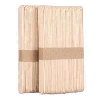 100PcsBox Wooden Disposable Waxing Stick Spatula Applicator Wax Tongue Depressor