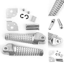 Galinis kojų atramas kojoms Suzuki GSXR600 GSXR 750 1000 SV650 1000 TL1000 Sidabrinis white