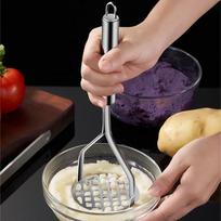 Virtuvės įtaisas Kūrybinis purvo spaudimo trintuvas tyrės sulčių virimo aparatas nerūdijančio plieno bulvių smulkintuvas stūmiklis Vaisių įrankiai Cocina Cozinha sidabras