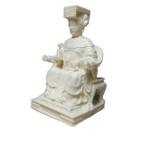 Ivory fruit wood carving Mazu Tianhou Sea God goddess Baoping Automobile Decoration Wooden crafts Gift