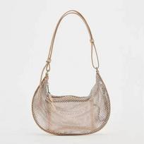 Handle Shining Evening Clutch Bag Hollow Out Ladies Bags Shoulder Hobo Bags