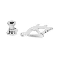 Triple Hook Clutch Quadrant Firewall Adjuster Kit Aluminium Silver Replacement for Mustang 1996?2004