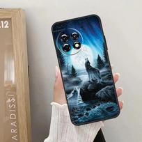 Animal Wolf Galaxy Case For OnePlus 12R 12 11 9 10 Pro 10R 10T OnePlus Nord 3 2T N10 N20 CE 2 Lite CE4 Cover OnePlus Nord CE2Lite gray