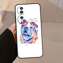British Bulldog Case For Honor Magic 5 Lite Pro 50 70 90 8X 9X X6 X7 X8 X9 Honor X6a X7a X8a X9a X9b Cover Honor 70 white