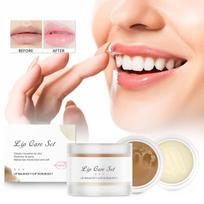 Lip Care Set Moisturizing Lipstick Lip Sleeping Mask Exfoliating Scrub Nourishing Lip Balm.5g+5g. One Size balta