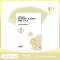 100 Fragrance Oil-Absorbing Sheets for Summer Oil Control - Unisex & Student-Friendly beige