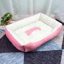 Doghouse Cat Nest Winter Lazy Sofa Pet Nest Four Seasons Universal Cat Nest Doghouse Small and Medium-sized Dog Nest pink beige single nest