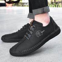 Men’s Moccasins Green Driving Shoes Wide Blue Flats Casual Shoes Plus Size Outdoor Summer Handmade Shoes EU: 38 juoda
