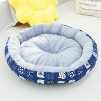 Pet Nest with Velvet Warm Dog Kennel Round Cat Kennel Dog Cat Universal Sleeping Nest Pad Daily Neighbourhood S- gray