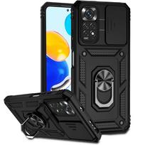 For Xiaomi Redmi Note 11 Pro 5G Case Slide Camera Protect Phone Case For Redmi Note 11 11S 4G Armor Car Holder Ring Back Cover Redmi Note 11 4G GL juoda