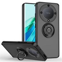 Case For Honor Magic 6 Lite X9b X8b X7b X9a X8a X7a X5 X6 X7  Magic5 Pro Cover Ring Holder Stand Coque Fundas Capa Honor Magic 6 Lite juoda