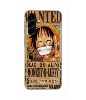 Coque Pour Samsung Galaxy A26 One Piece Wanted Poster Monkey D. Luffy Maniacase juoda