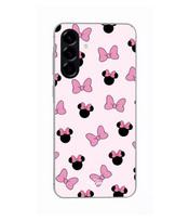 Case - Maniacase - Samsung Galaxy A56 - Silicone - Soft - Pink Minnie Pattern juoda
