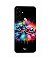 Case - Maniacase - Samsung Galaxy A26 - Silicone - Flexible - Stitch Angel Colorful juoda