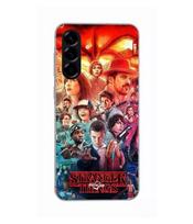 Case - Maniacase - Samsung Galaxy A56 - Silicone - Black - Stranger Things Season 4 juoda