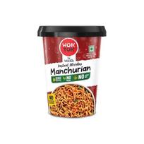 VEEBA Wok Tok Instant Cup Noodles Manchurian | Made with no palm oil| no maida | no added MSG, Vegetarian, 92.5 gram