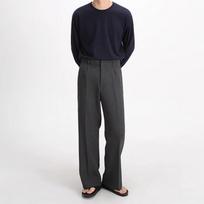 Men's Trendy Wide-Leg Trousers: Versatile Hong Kong Style Loose-Fit for Spring and Autumn. 2XL pilka spalva