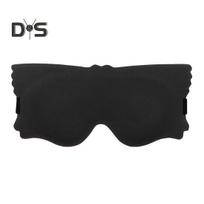 3D vaikiškas miego akių raištis su reguliuojamu dirželiu, minkštas užrišamas, su atminties putų užpildu, kvėpuojantis, šviesą blokuojantis akių šešėlis berniukams, mergaitėms, paaugliams juoda