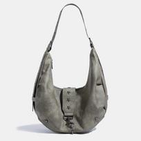 Large capacity half-moon tote sacks for women luxury designer bags and purses new in vintage rivet shoulder crossbody bag