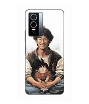 Case For Vivo Y76 5G Akira Toriyama Goku child Maniacase juoda