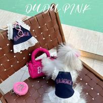 Pet Supplies Pet Sling Breathable Lace Dog Clothes Cat Vest Clothes S mėlyna