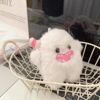 Pliušiniai Žaislai Kawaii Mielas Triušis Mažo Monstro Lėlė Animacinis Vaikų Raktų Pakabukas Poros Kuprinės Iškamša Pakabukas Aksesuarai Dovanos gray