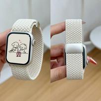 Magnetinė Sagties Nailono Pinta Apyrankė Applewatchs10-Pinta Kūrybinė Laikrodžio Apyrankė Iwatch10/9/8/7/6/5/4/3/2/1/Se/Ultra/Ultra2 49mm 46mm 45mm 44mm 42mm for S10【42mm】 gray