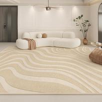 2024 Simple Cream Velvet Loop Waterproof Carpet for Living Room, Bedroom, or Bedside Custom - No Returns or Exchanges - Contact Support