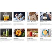 10 in 1 Countertop Blender Stainless Steel Blade Nutrient Extractor with Manual Juicer Vegetable L