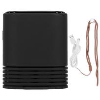 Portable Neck Hanging USB Rechargeable Negative Ion Air Purifier Formaldehyde PM2.5 RemovalBlack juoda