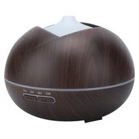 400 ml Medinis Oro Drėkintuvas LED Aromaterapinis Eterinių Aliejų Difuzorius Ultragarsinis Aromaterapinis Purkštuvas 110~240V EU Plug gray
