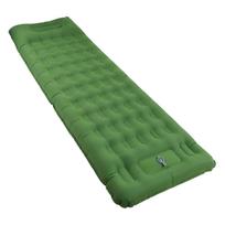 Inflatable Camping Mat Olive Green Waterproof Ergonomic 60s Foot Inflation Anti Leakage Camping gray
