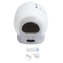 Automatic Cat Litter Box Self Cleaning Large Capacity Silent Smart Cat Toilet Box with APP Control gray