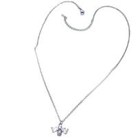 New Niche Little Bee Pendant Necklace Ins Versatile Jewelry for Women white