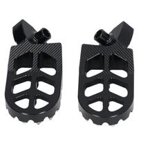 Motociklų platūs kojų atramos pedalai kojų atramos neslystantys CNC aliuminio lydinio skirti Z50R XR50R XR70R XR80R black