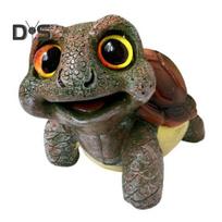 Vėžlio Statula Sodo Mini Figūrėlė Vandeniui Atspari UV Atspari Mini Dydžio Žavinga Vėžlio Formos Gyvūno Statula Kiemo Ornamentas Tortoise