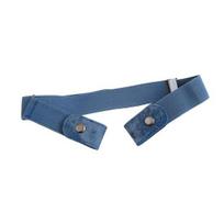 Lazy Belt Comfortable Elastic Design Faux Leather Waistband Adjustable Fit Invisible šviesiai mėlyna spalva