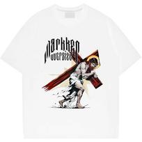 Short Sleeve Loose For Men Humor Tshirt Kaisan New 2024 Hot Sale Graphic Printing T-shirt Breathable O-Neck Customization Clothe S smėlis