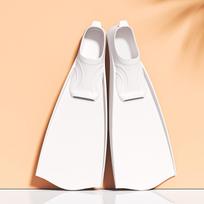 Adult Professional Long Diving Fins & Snorkeling Foot Fins Set Extra Small balta