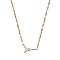 Light Luxury Necklace for Women, Paris Tower, France, Niche Design, Mini Clavicle Chain