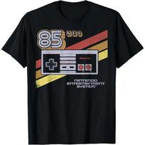 Graphic Birthday Gift Game Controller Retro Stripe 85 T-Shirt Men Clothing Streetwear Graphic T Shirts Harajuku S smėlis