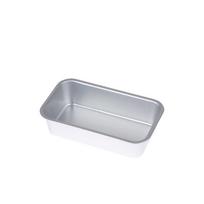 1 vnt. kvadratinės formos kepimo įrankis aliuminio lydinio nelipnus duonos, pyrago, skrebučių kepimo indas 128x70x38mm gray
