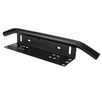 Front Bumper License Plate Off Road LED Light Bar Frame Holder Log Light Mount Bracket Universal SUV Lamp Holder Aluminum juoda
