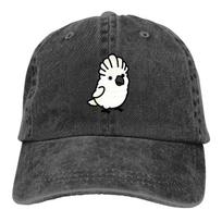 Washed Men's Baseball Cap Chubby Umbrella Cockatoo Trucker Snapback Caps Dad Hat Parrot Birds Pet Golf Hats Adjustable juoda