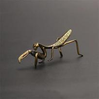 Mantis Vario Papuošalai Arbatos Augintinis Vabzdys Solidus Antikvarinis Bronzos Menas Miniatiūra Namų Dekoracija Amatai Figūrėlės Stalo Aksesuarai