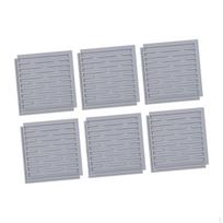 6x Silicone Dish Drying Mats Cutting Board Anti Slip Pads Multifunctional Insulation gray