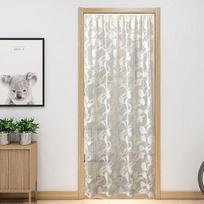 Beige Modern Simple Tulip Lace Flower Door Curtain Living Room Dining Room Study Light Luxury Premium Lace Door Curtain 100*100 gray