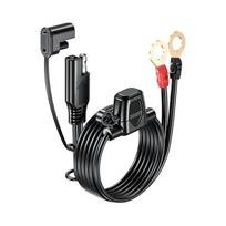 12V Charger Cable for Motorbike Battery Terminal To SAE Quick Extension Cord Wire Connector for Battery Charger/Maintainer 180cm juoda