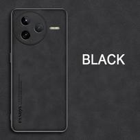 For Xiaomi Redmi K80 Skin Feel Phone Cases Soft Silicone Back Cover For Xiaomi Redmi K80 Pro Capa Bumper Fundas Coque For Redmi K80 juoda