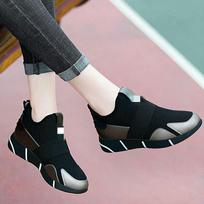 2024 new autumn Korean version one-pedal lazy shoes women's deep mouth round head middle school students women's shoes velvet shoes women's travel sho 36